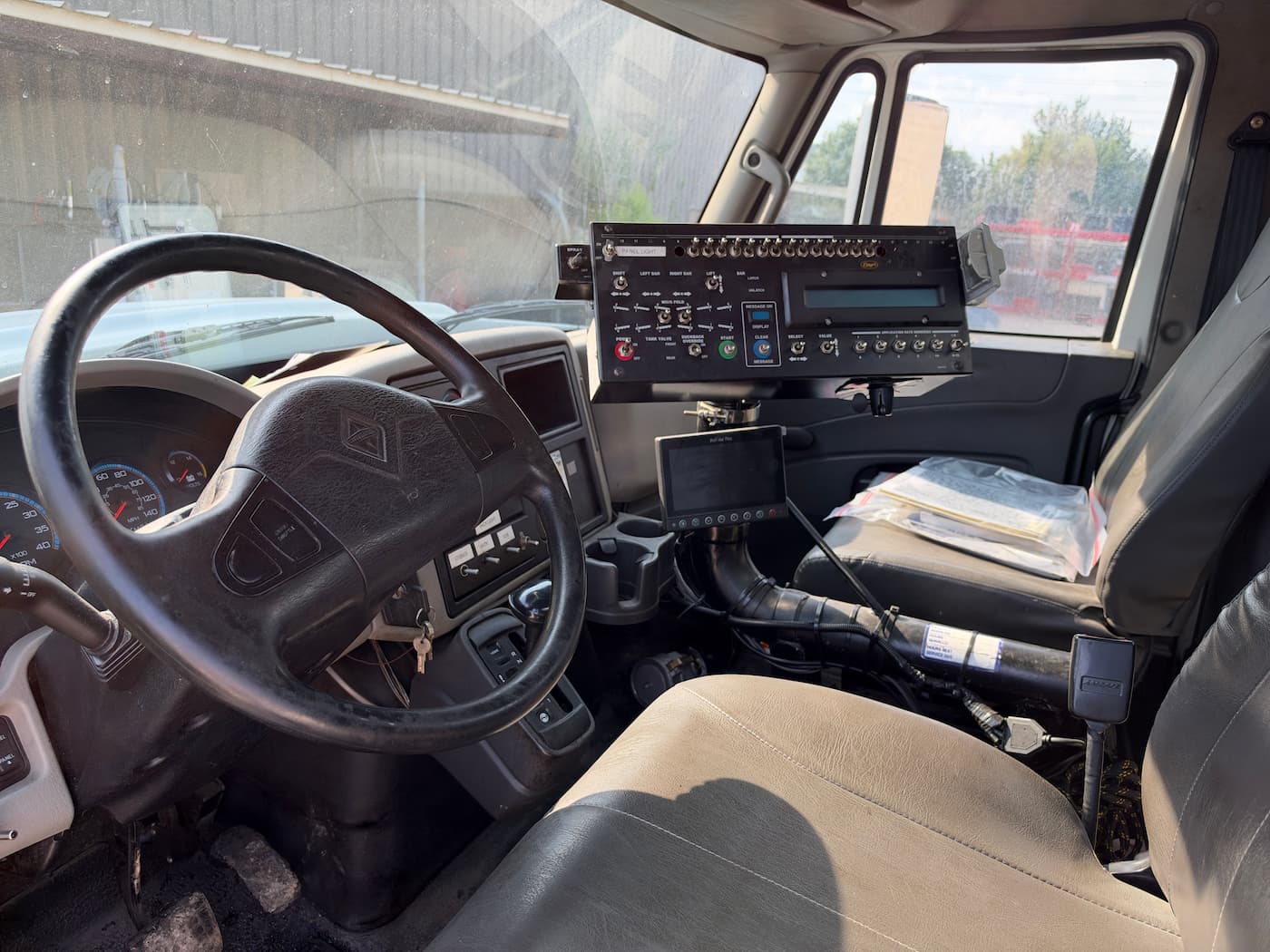 Cab interior